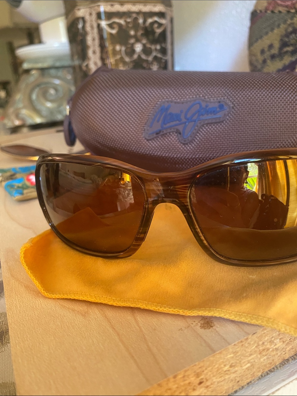 Maui Jim Brown Tinted Polarized Sunglasses Hamoa Beach